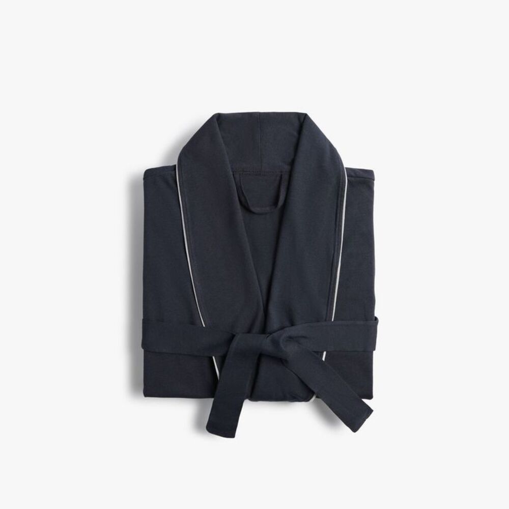 S/M Jersey Lounge Robe Charcoal - Parachute